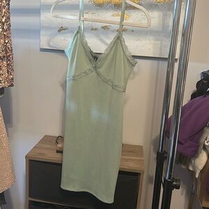 H&M green summer dress